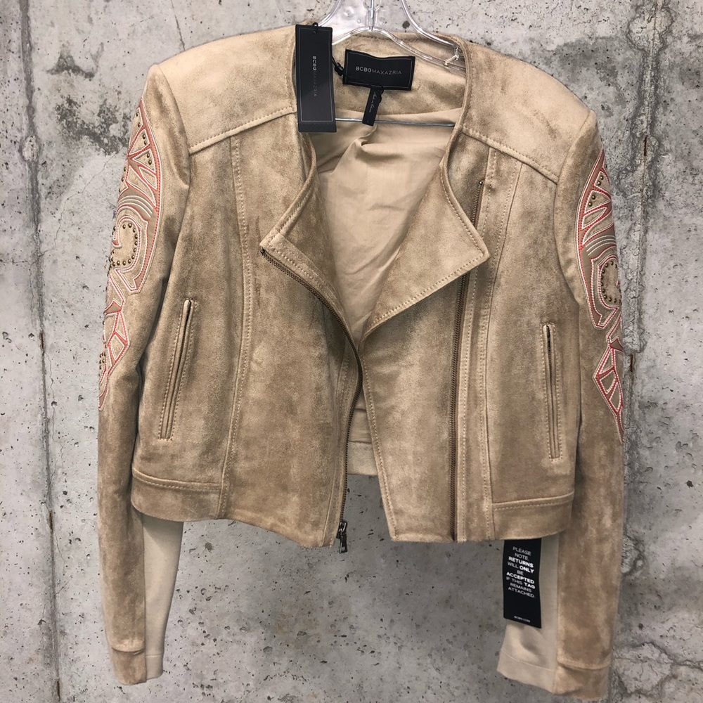 BCBGmaxazria suede jacket